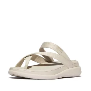 F-Mode Go Webbing Flatform Sling Sandals - Paris Beige