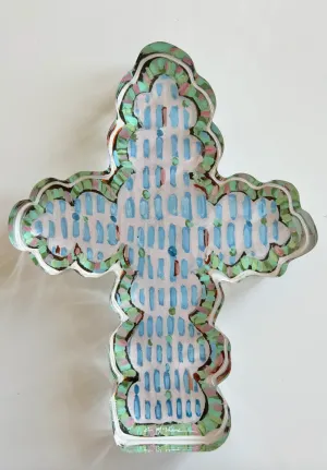 FAITHFUL CROSS I ACRYLIC BIG