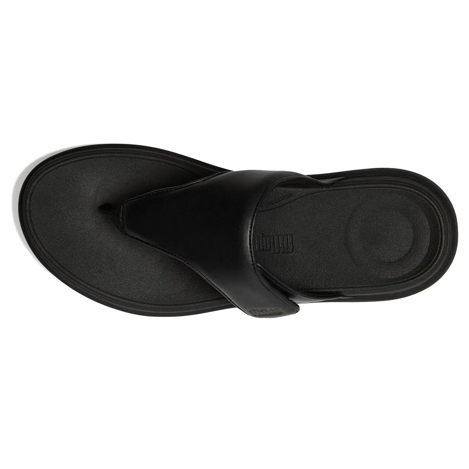 FitFlop F Mode Go Adjustable Flatform Toe Post Synthetic Leather Women's Hook and Loop Sandals