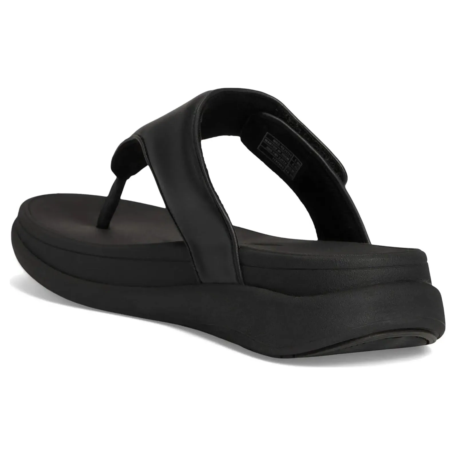 FitFlop F Mode Go Adjustable Flatform Toe Post Synthetic Leather Women's Hook and Loop Sandals