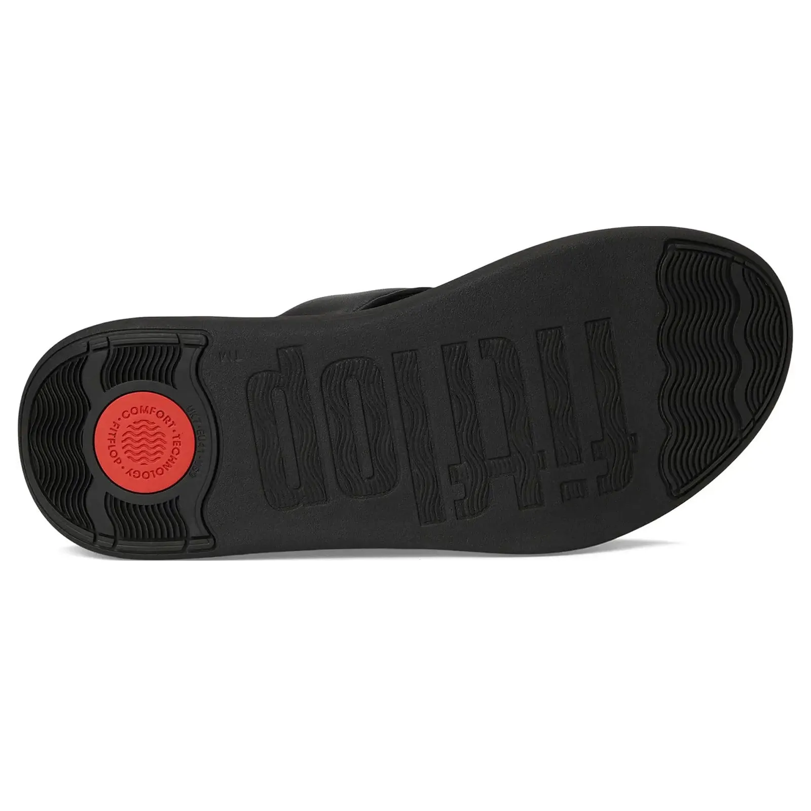 FitFlop F Mode Go Adjustable Flatform Toe Post Synthetic Leather Women's Hook and Loop Sandals