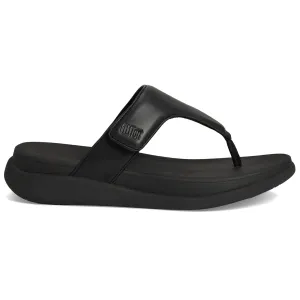 FitFlop F Mode Go Adjustable Flatform Toe Post Synthetic Leather Women's Hook and Loop Sandals
