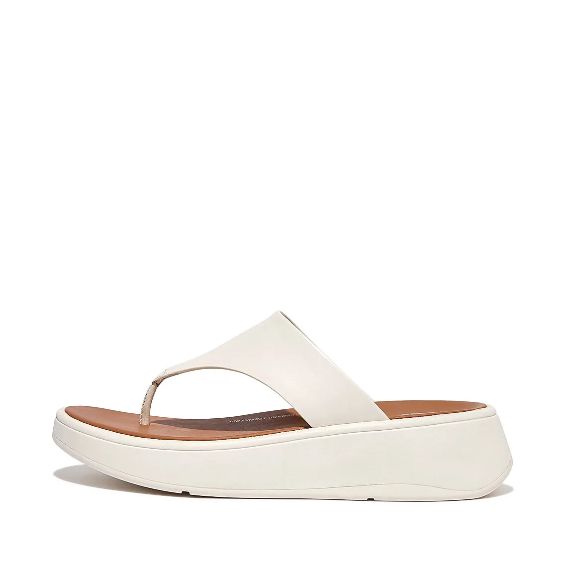 FITFLOP F-MODE Leather Flatform Toe-Post Sandals - Women's