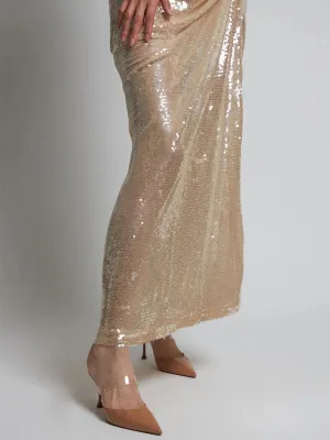 Frame Skirt - Khaki