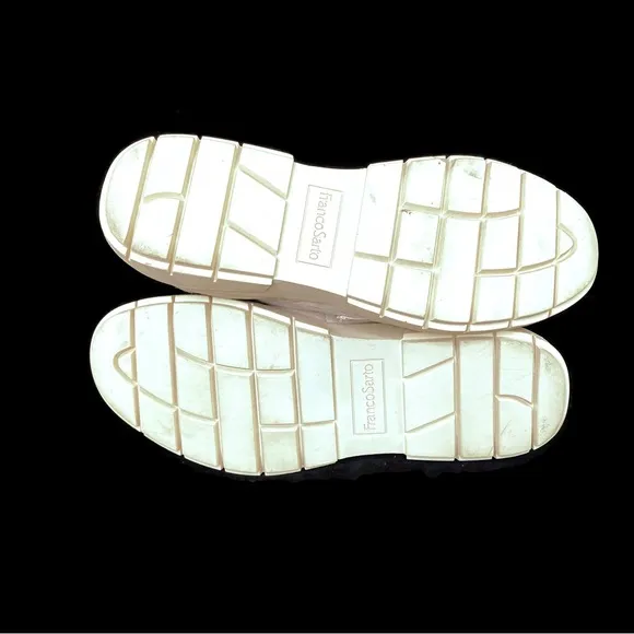 Franco Sarto Off White Suede Leather Loafer Sneaker NWOT 10 Medium