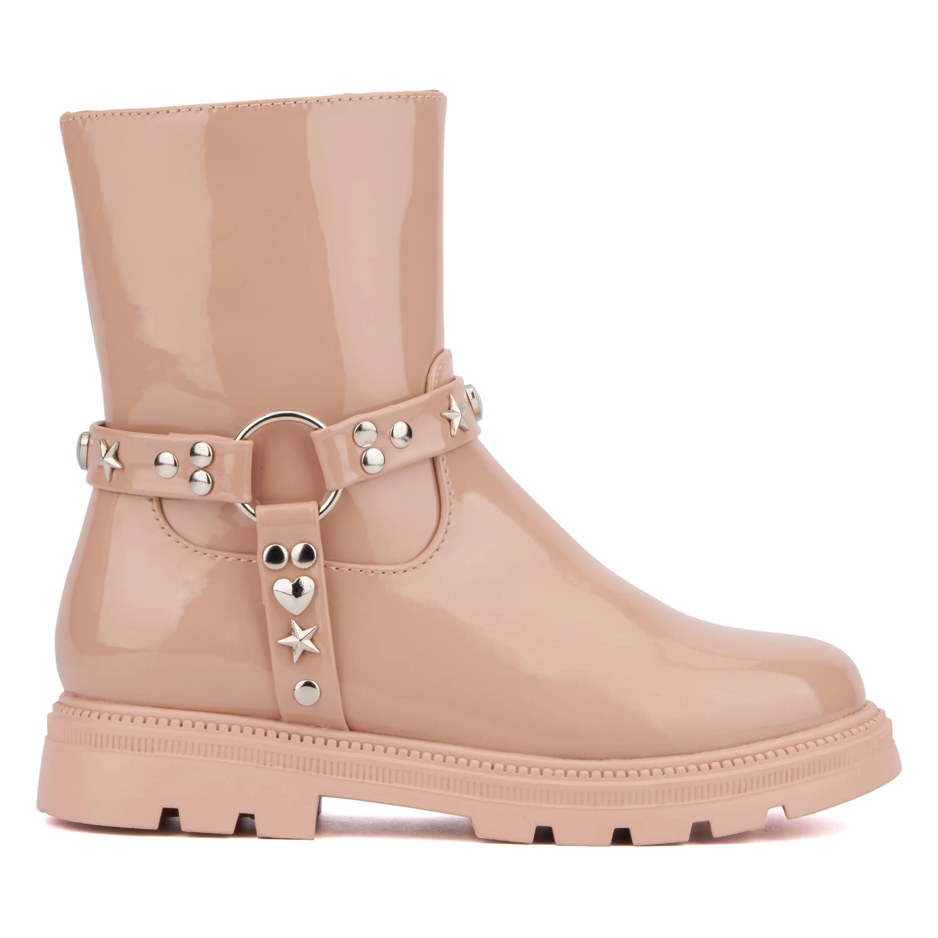 Girl's Harness Lug Sole Boot