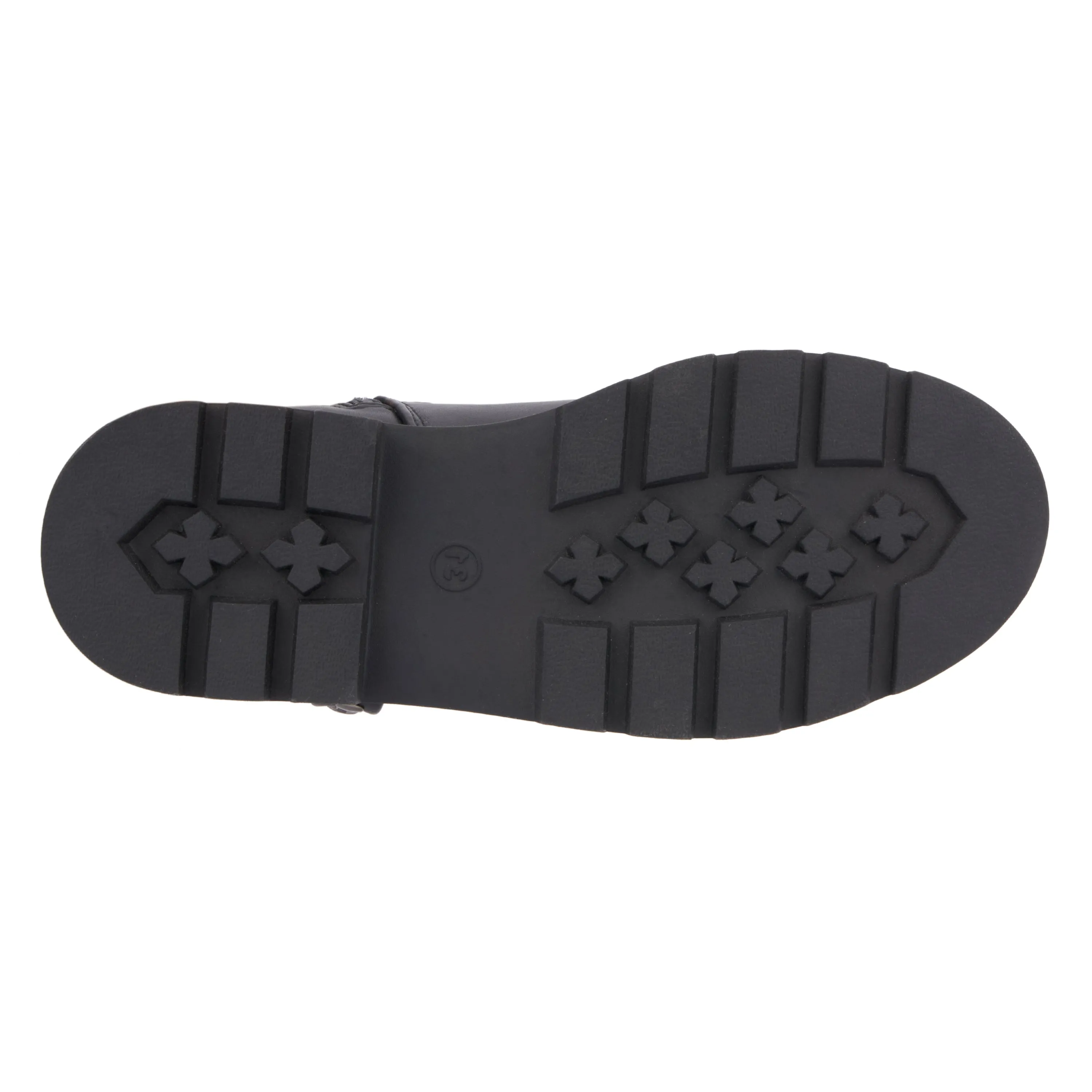 Girl's Harness Lug Sole Boot