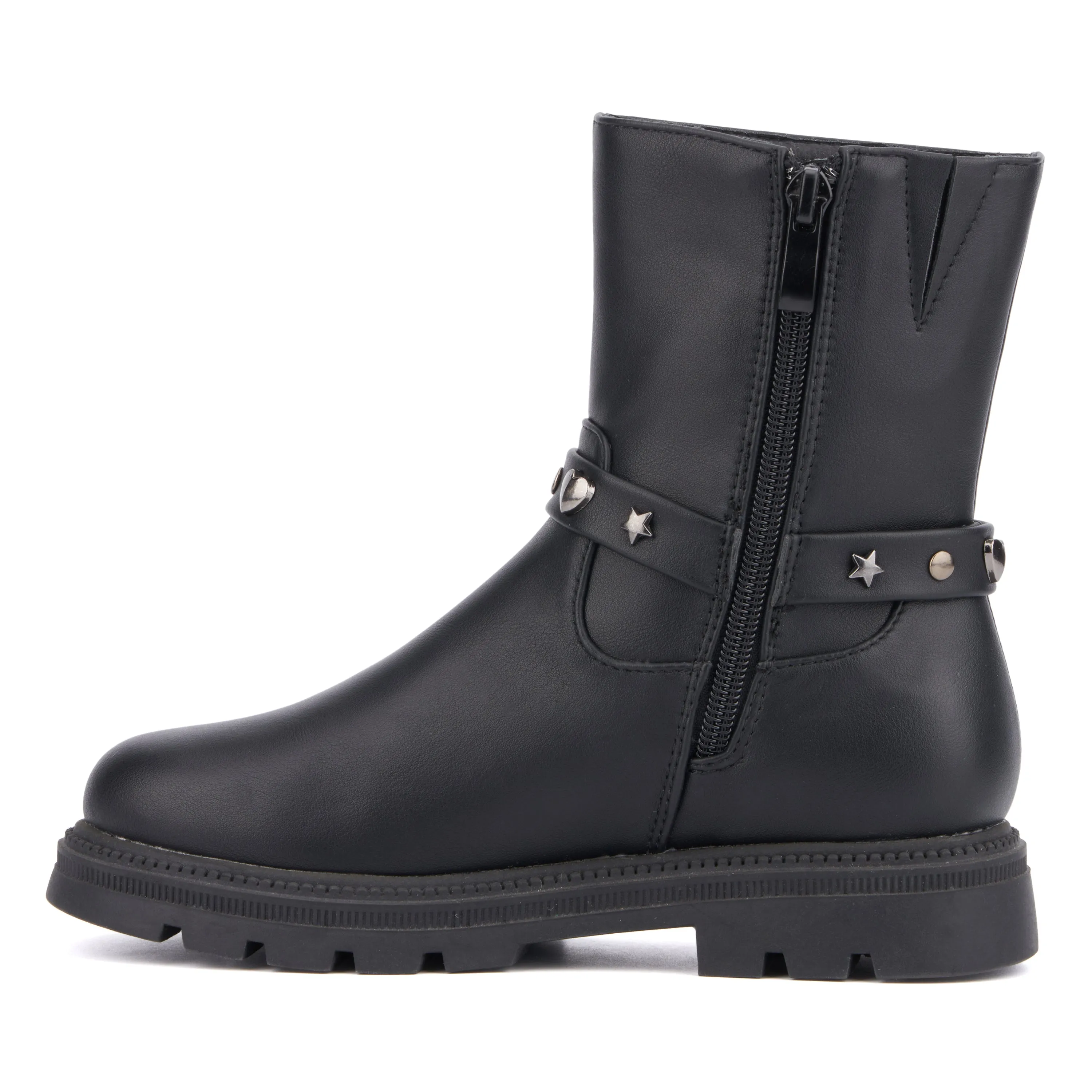 Girl's Harness Lug Sole Boot