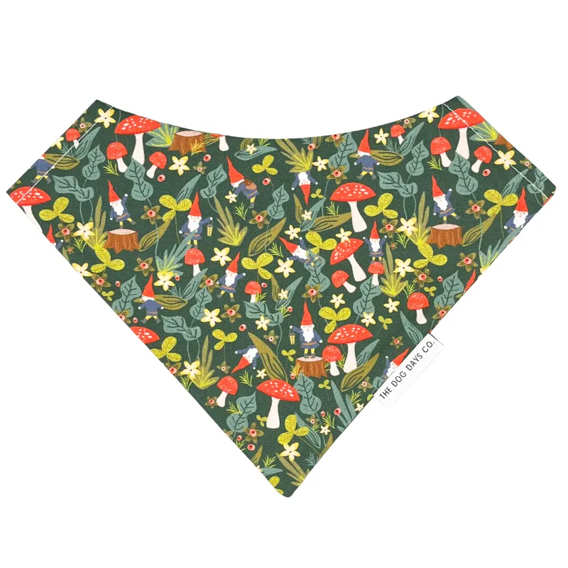 Gnome Garden Slip-On Bandana