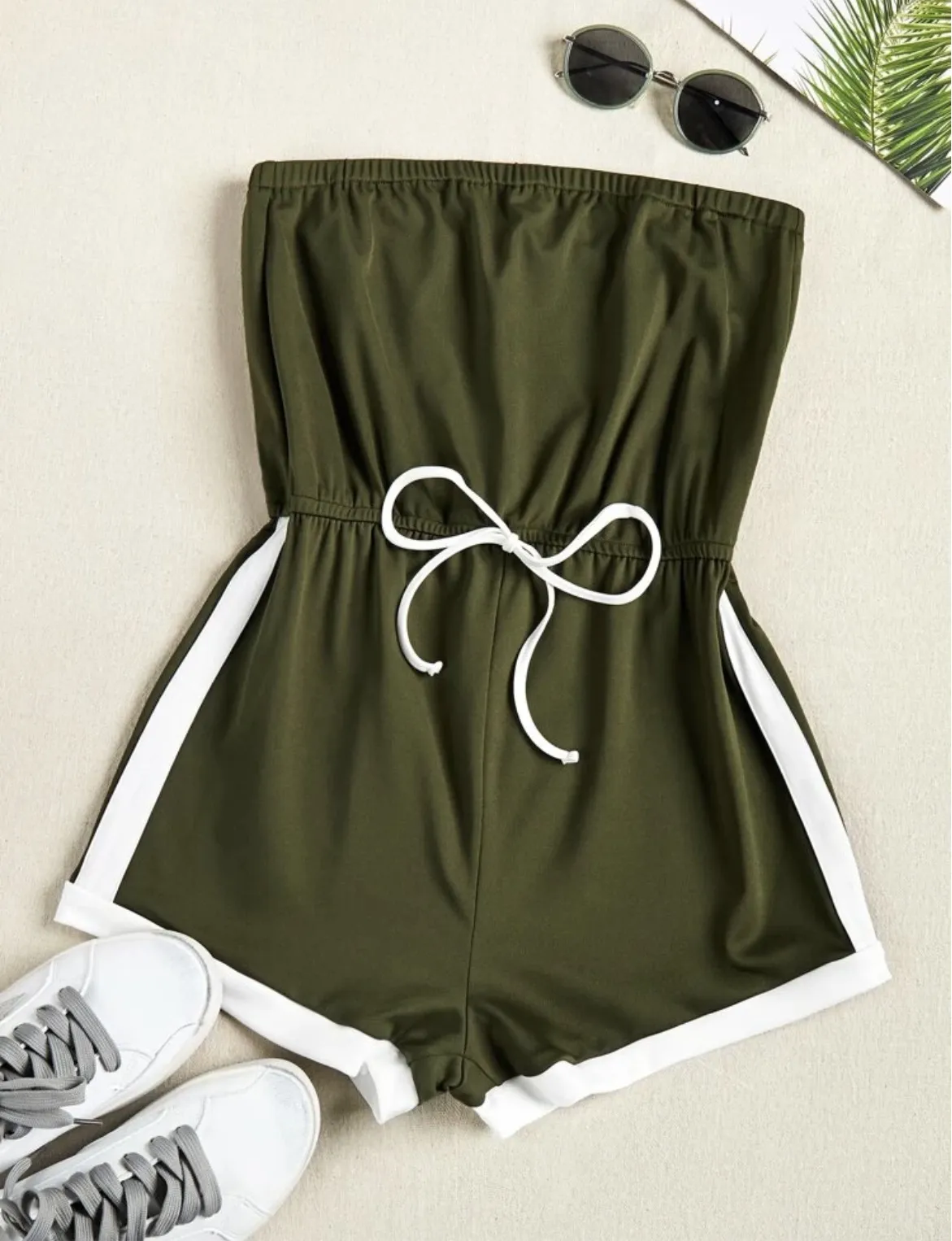 Green “Chelsea” Romper