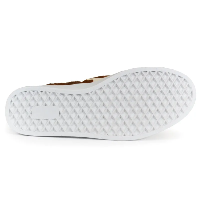 HOLLY Rust Cowhair Women's Hightop