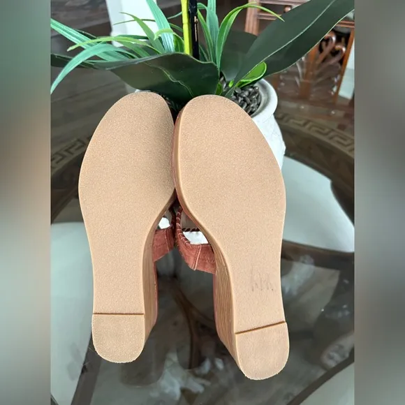 🤎🤎JACK ROGERS WHIPSTITCH MID WEDGE SUEDE/LEATHER JACKS SANDAL! 🤎🤎