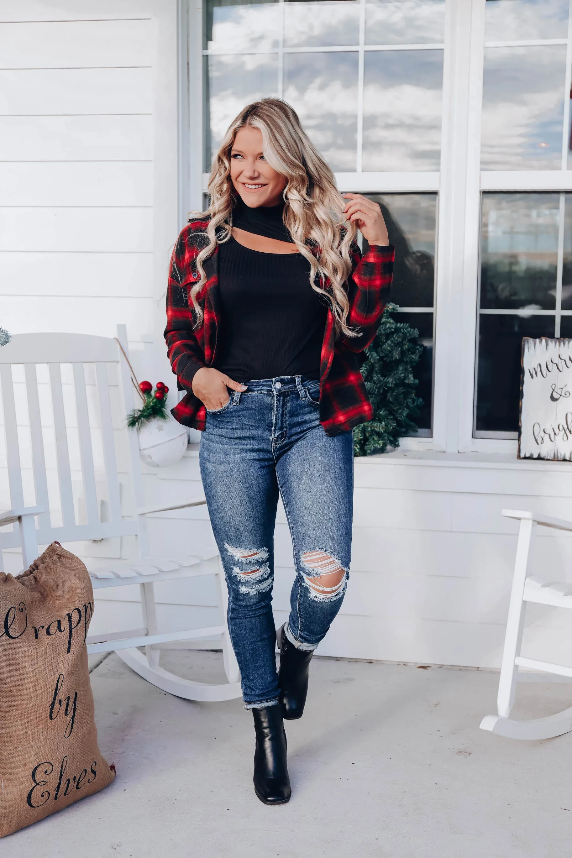 Jaxson Buffalo Plaid Flannel Shirt