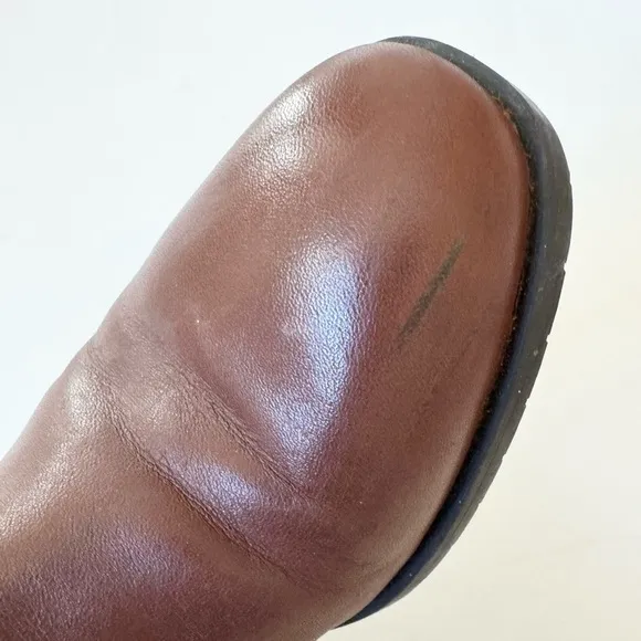 Kenneth Cole Reaction Salt Chelsea Brown Leather Boot Size 6