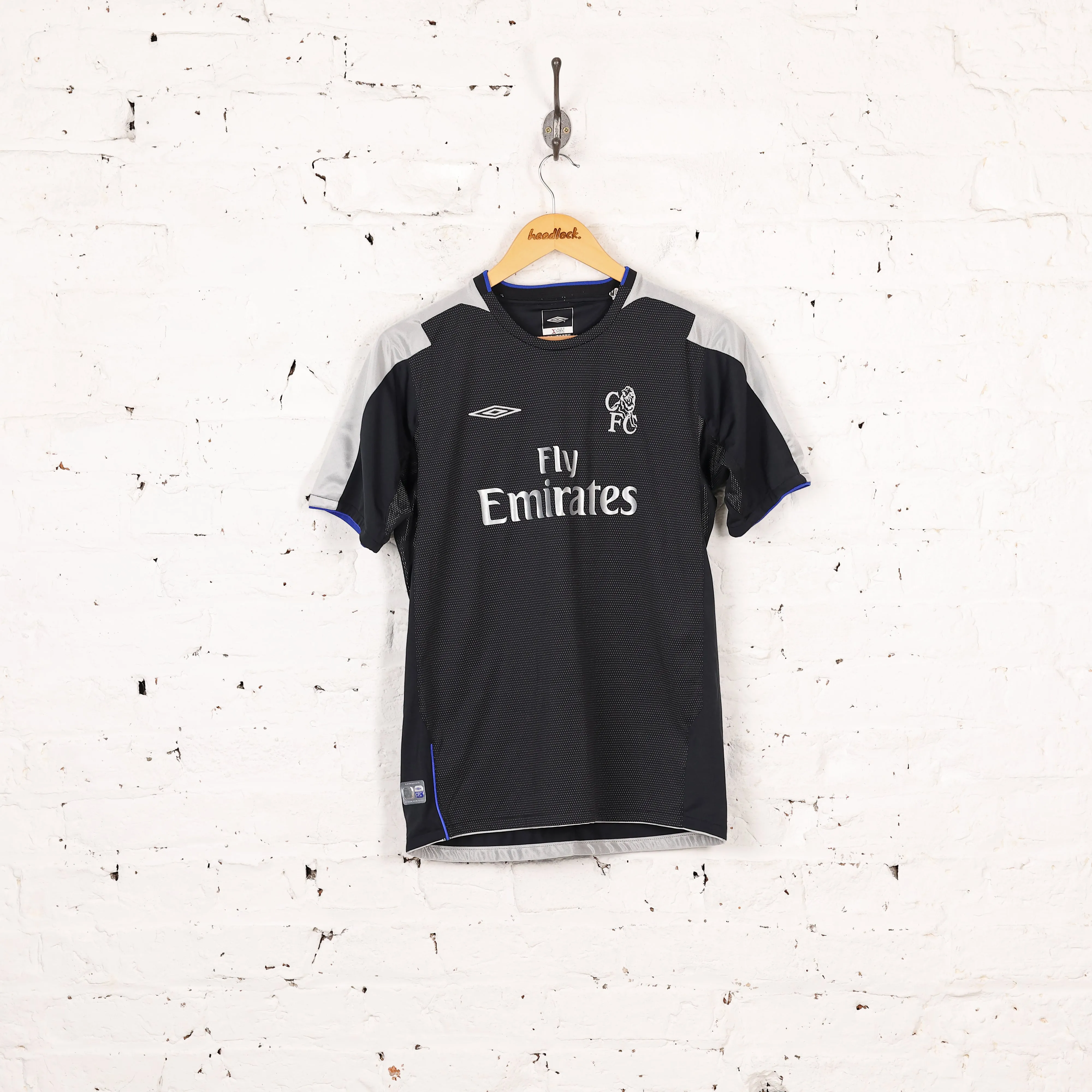 Kids Chelsea 2004 Robben Away Football Shirt - Black - Boys XL