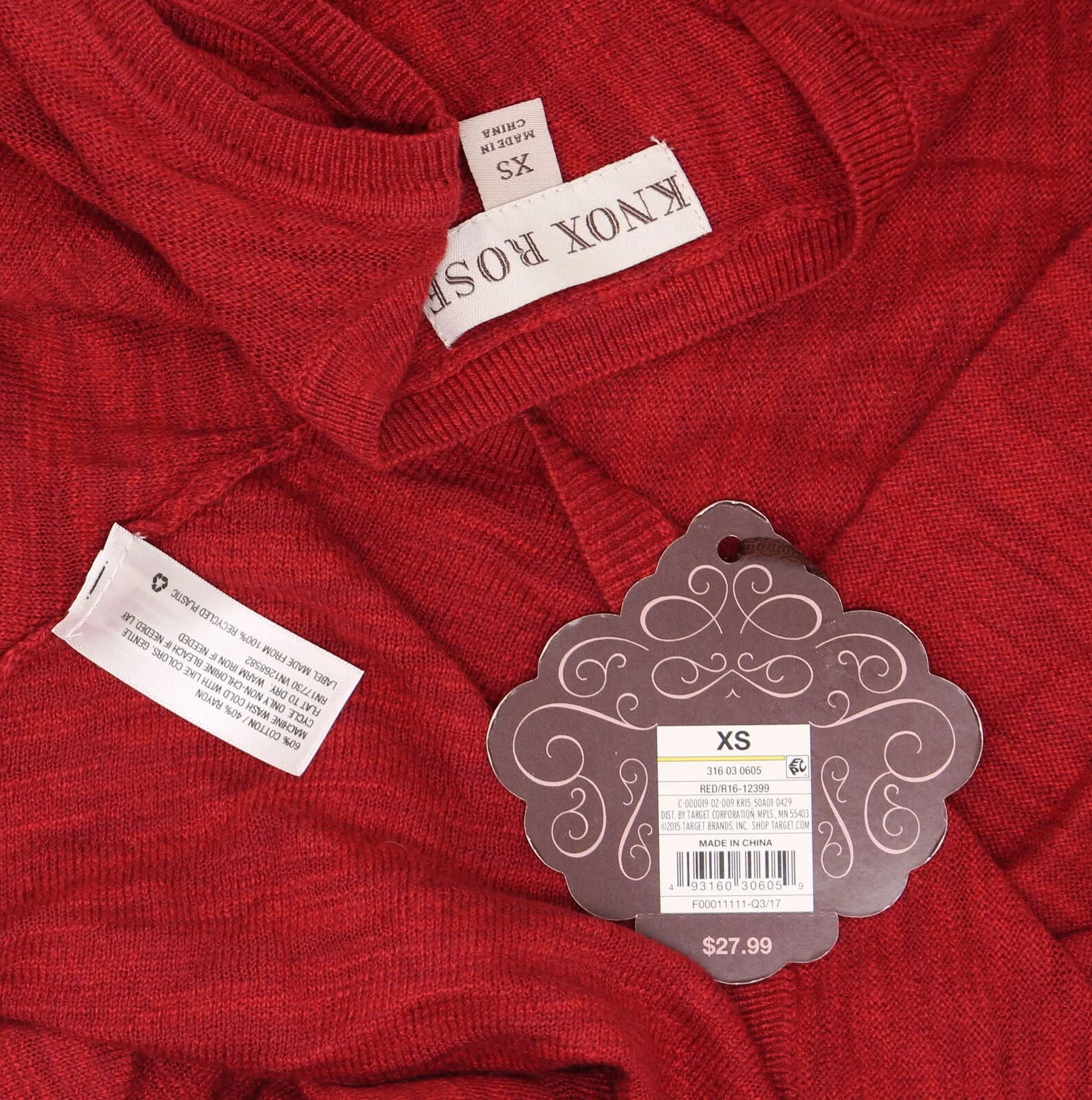 Knox Rose Women's Cold Shoulder Sharkbite Sweater