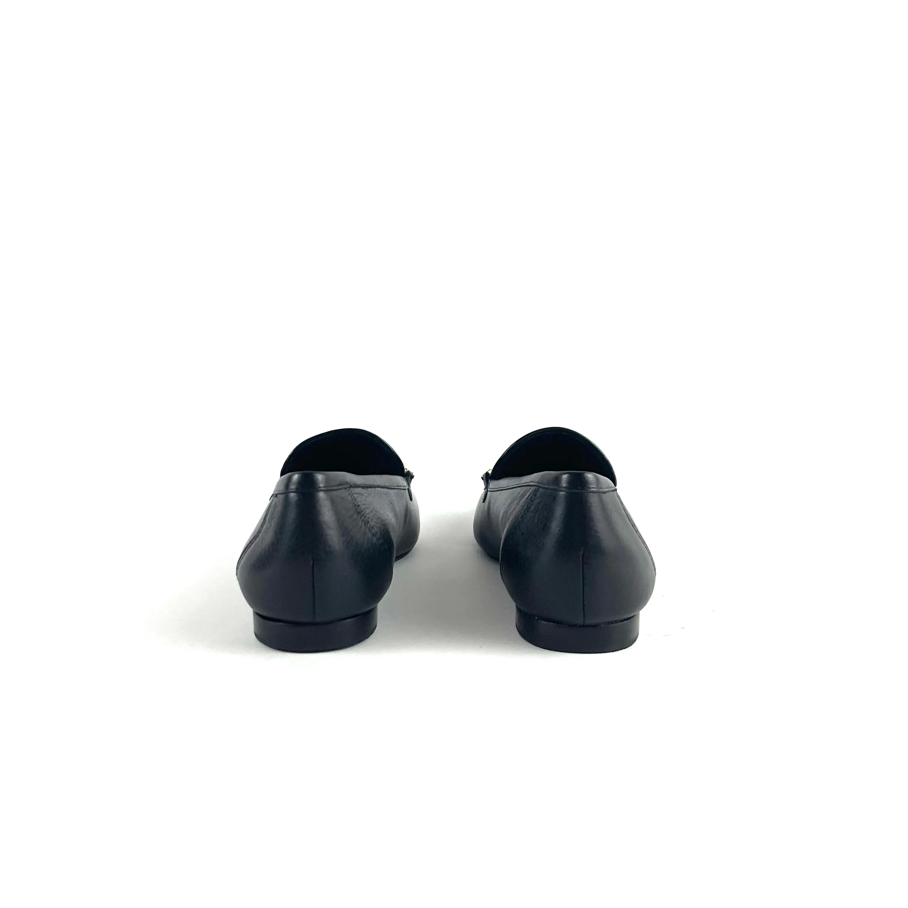 Larroude - Katherine Loafer (Black Leather)