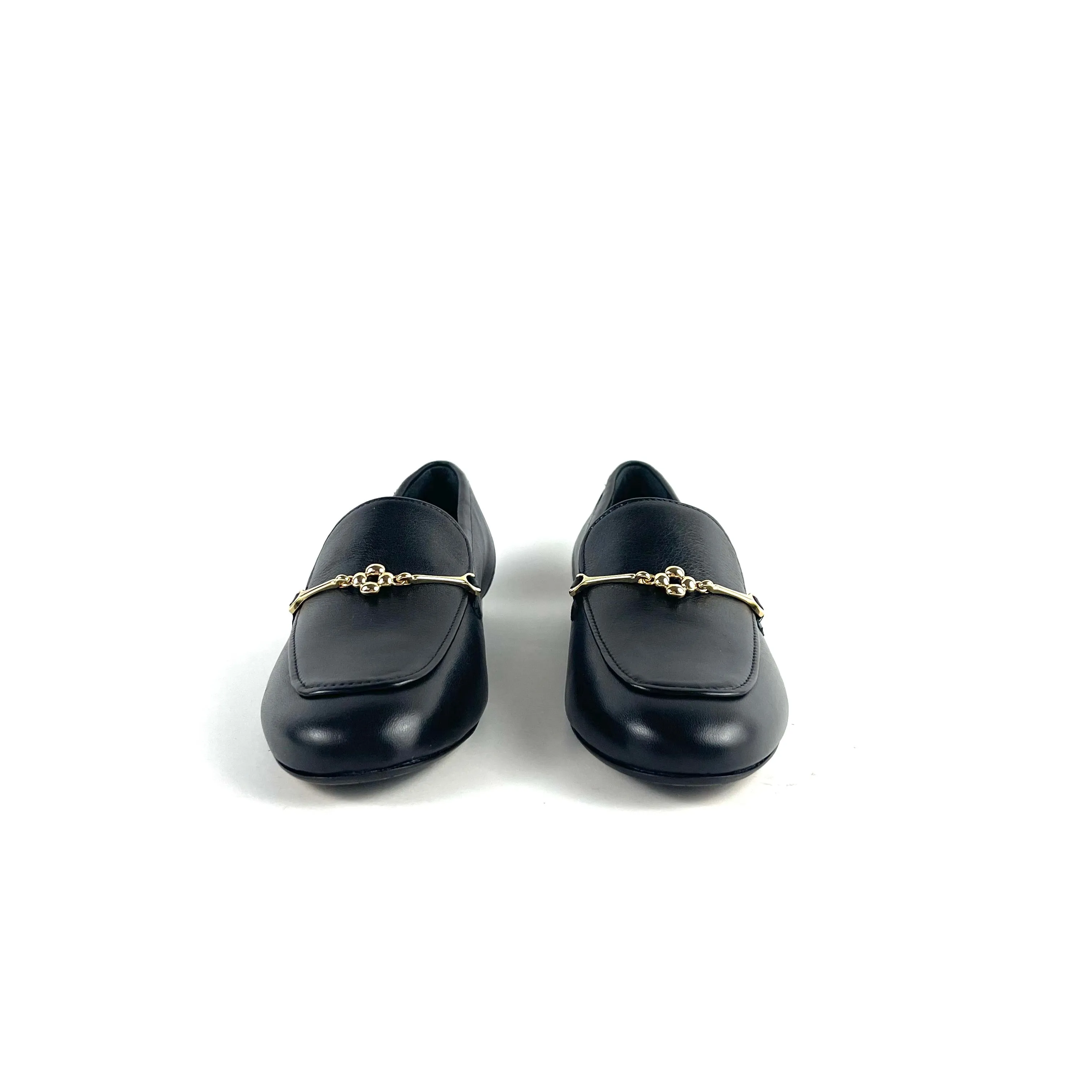 Larroude - Katherine Loafer (Black Leather)