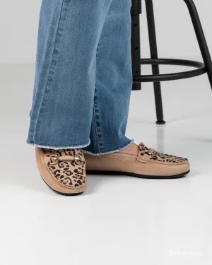 Liverpool Beige/leo semsket loafer