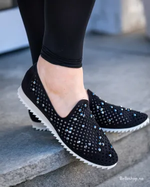 Loafer med Swarowskistener