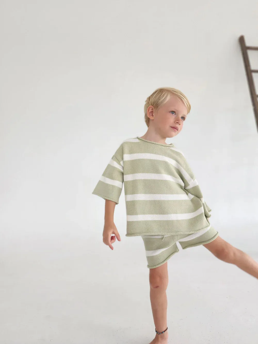 MAKI KNIT TOP PISTACHIO