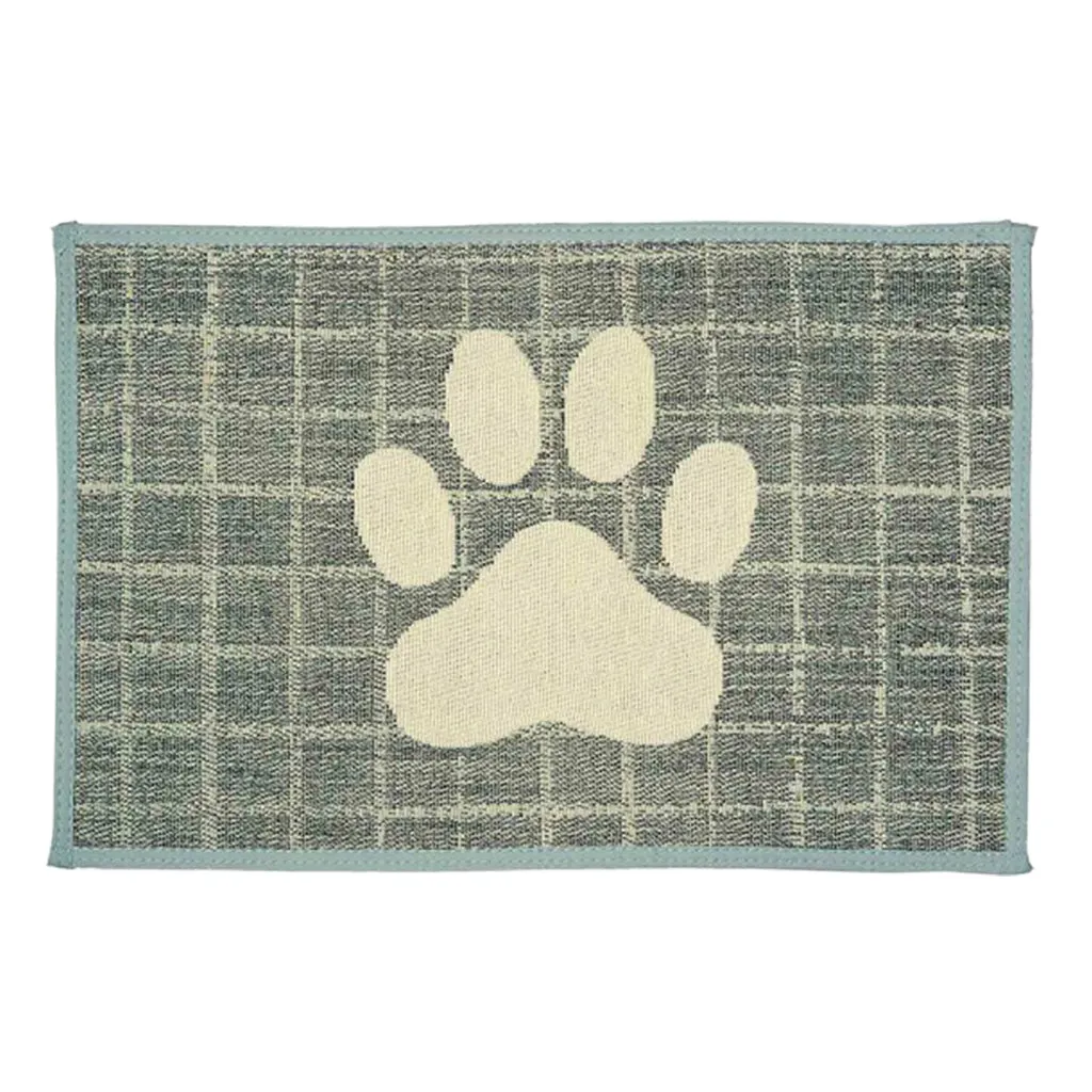 Mat Plaid Paw