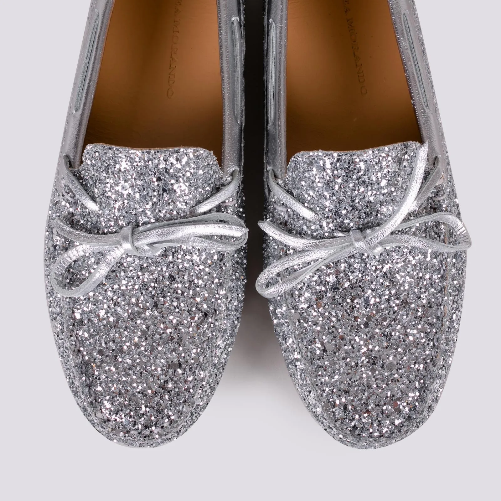 MOCASSINO CON GOMMINI IN GLITTER