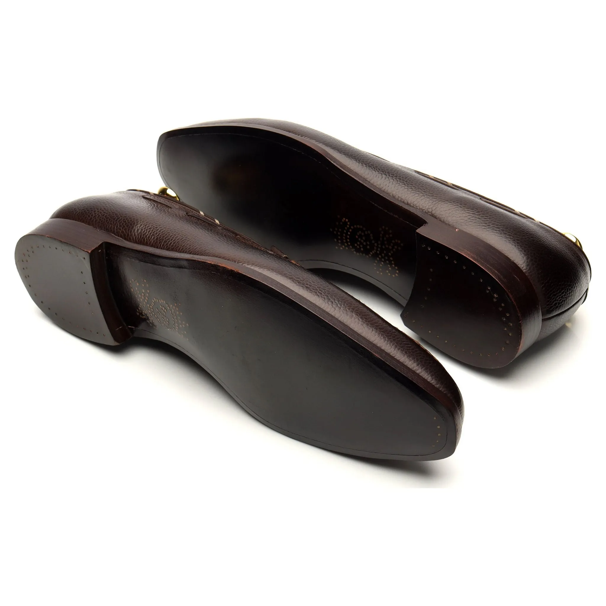 'Moxham 2' Dark Brown Leather Tassel Loafer UK 11 US 12