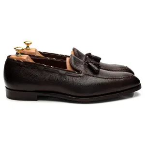 'Moxham 2' Dark Brown Leather Tassel Loafer UK 11 US 12