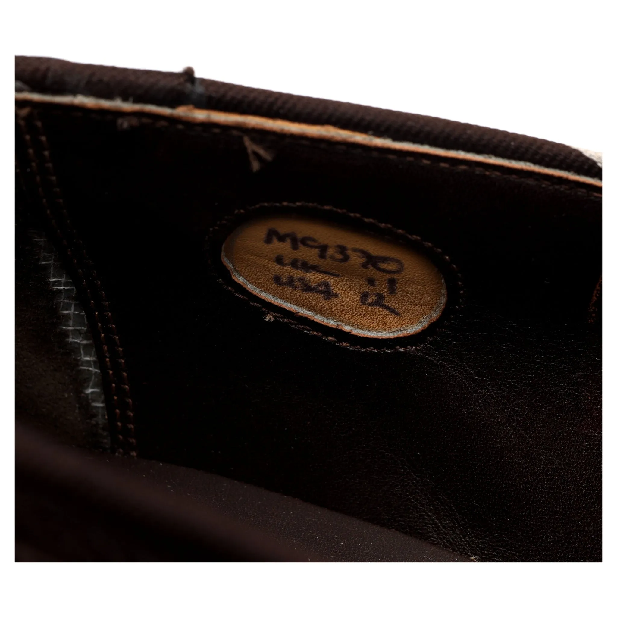 'Moxham 2' Dark Brown Leather Tassel Loafer UK 11 US 12
