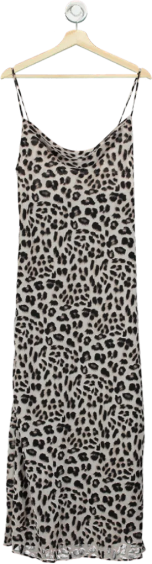 New Look Leopard Print Slip Dress UK 10