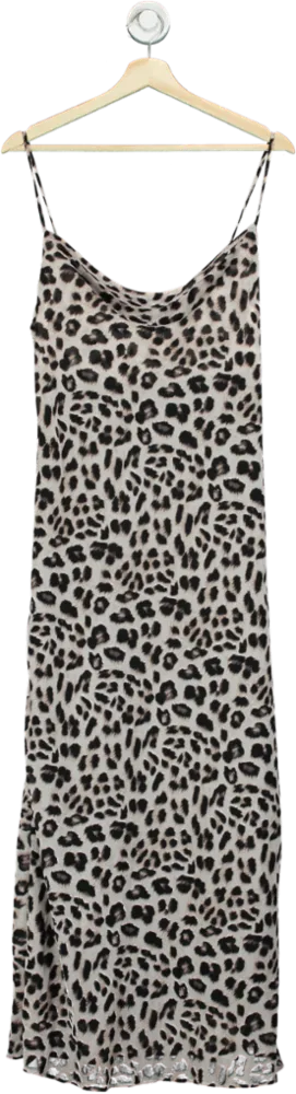 New Look Leopard Print Slip Dress UK 10