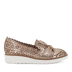 OMILLA - PLATINO SCRATCH LEATHER