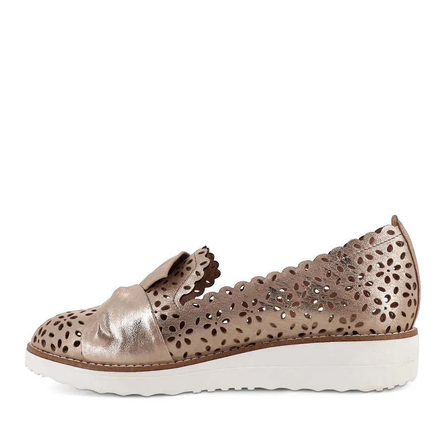 OMILLA - PLATINO SCRATCH LEATHER