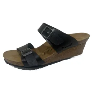 Papillio Birkenstock Dorothy Wedge Sandal Women's Size 38 / 7 Black