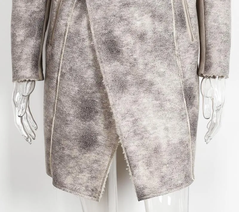 Paris Chic Suede Coat