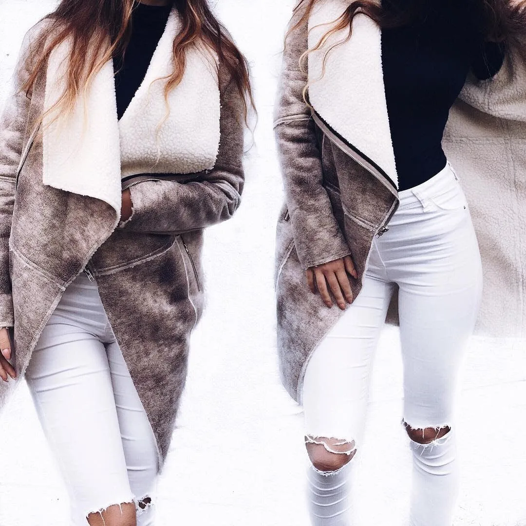 Paris Chic Suede Coat