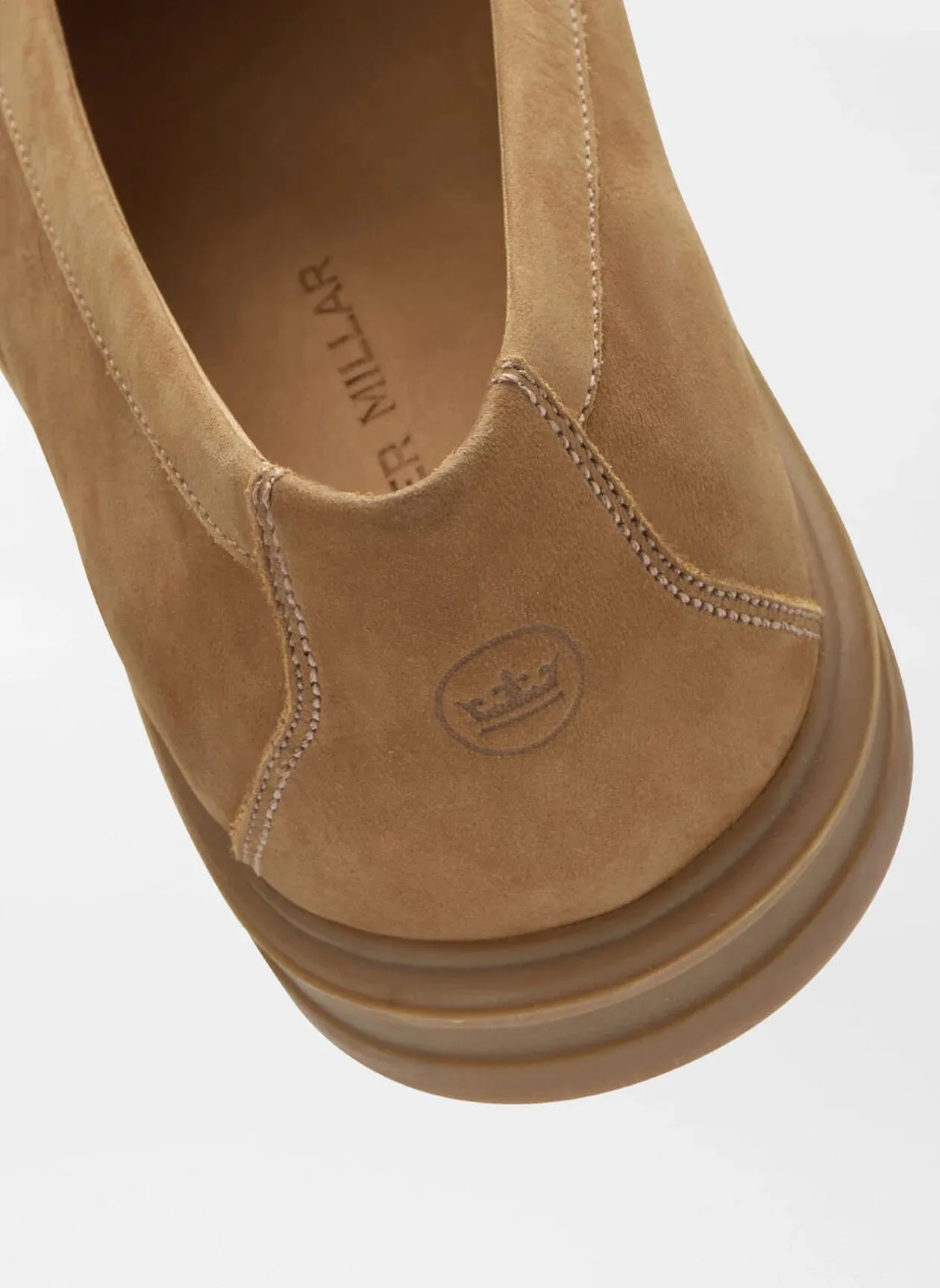 Peter Millar Excursionist Nubuck Venetian Loafer - British Tan