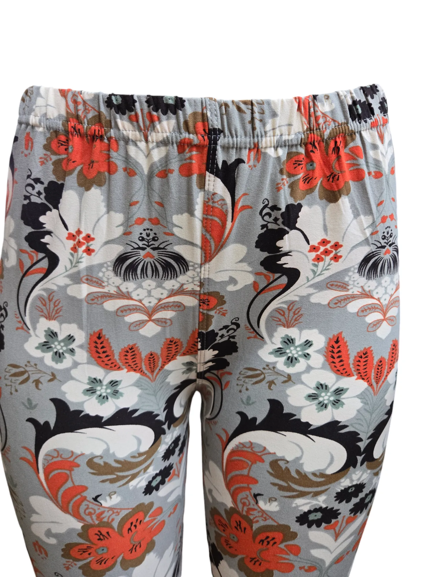 Printed Leggings "Gray Gardens"