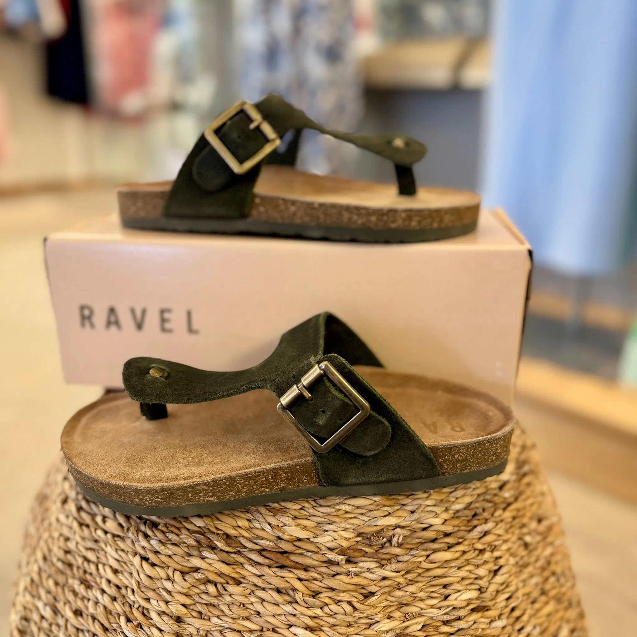 Ravel Barran Olive Suede