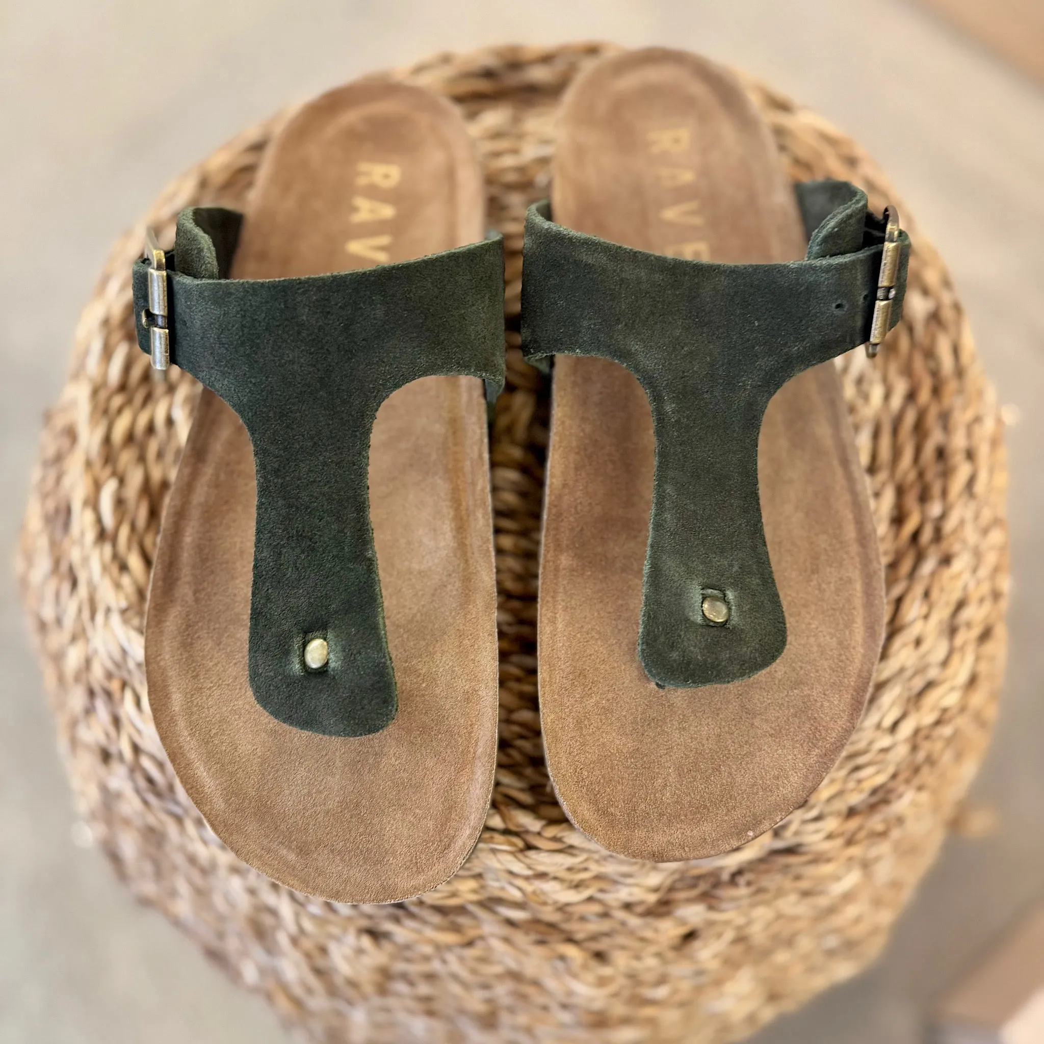 Ravel Barran Olive Suede