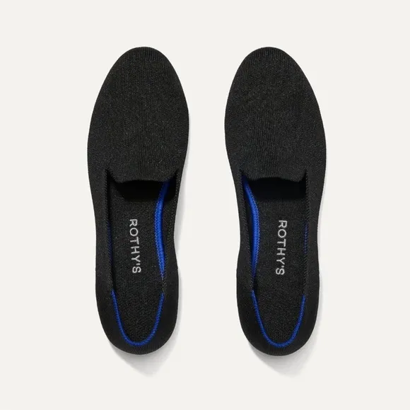 Rothy’s Black Loafer Women’s Shoes Sz 8.5