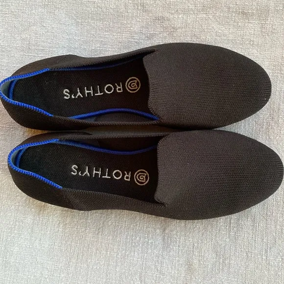 Rothy’s Black Loafer Women’s Shoes Sz 8.5