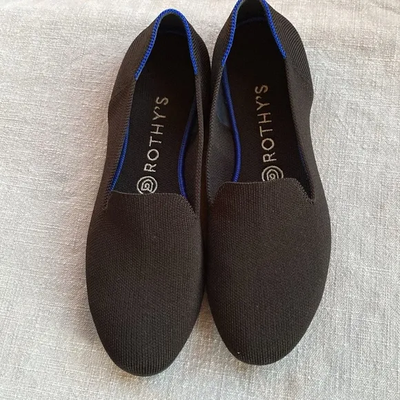 Rothy’s Black Loafer Women’s Shoes Sz 8.5