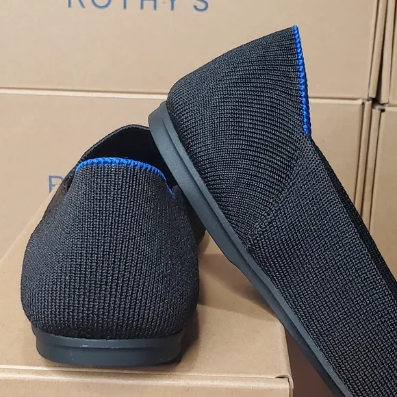 ROTHY'S KIDS LOAFER IN BLACK SOLID