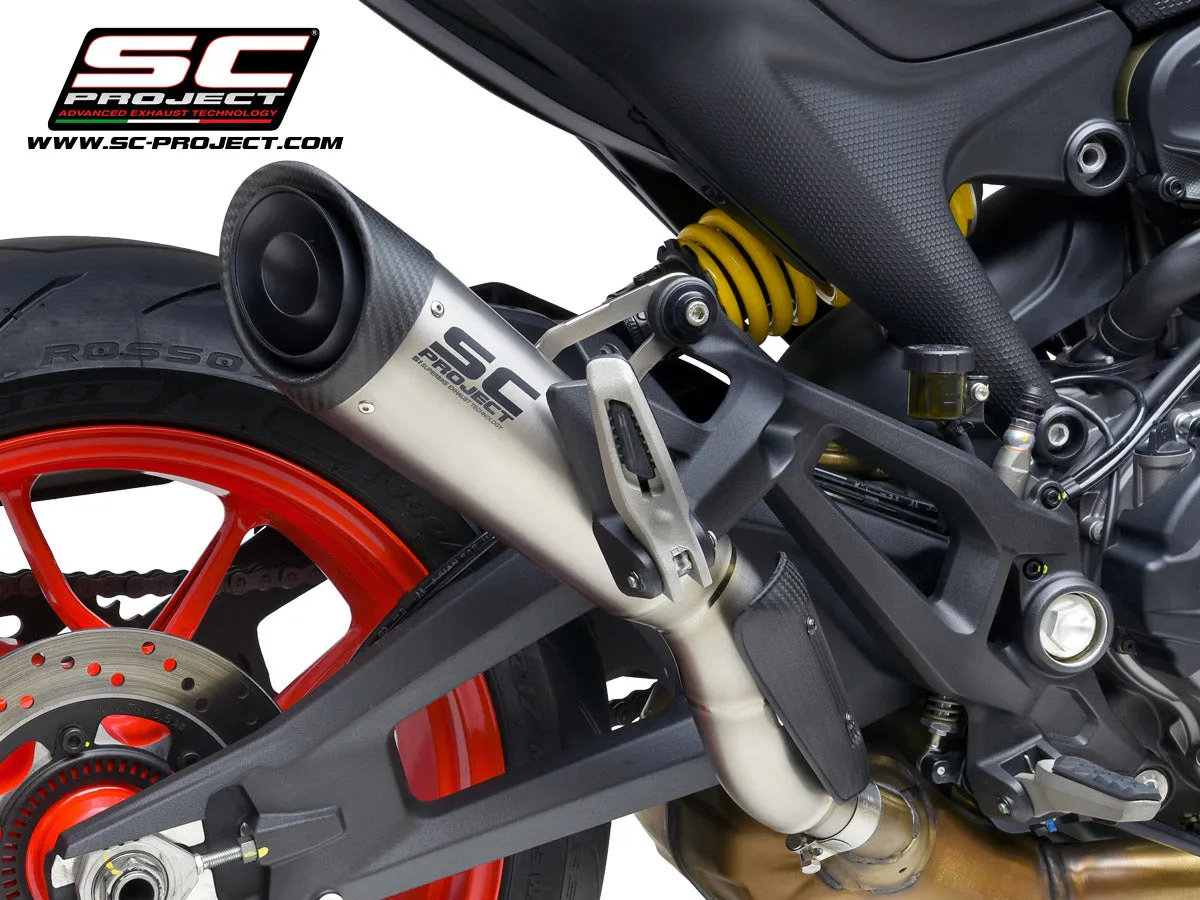 S1 Exhaust by SC-Project for Ducati monster 937  2021 to 2023
