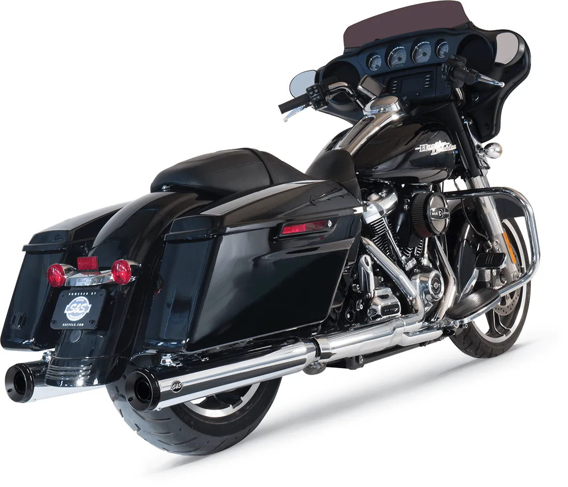 S&S Cycle 550-0689 Grand National Slip-On Muffler - 4in. - Chrome