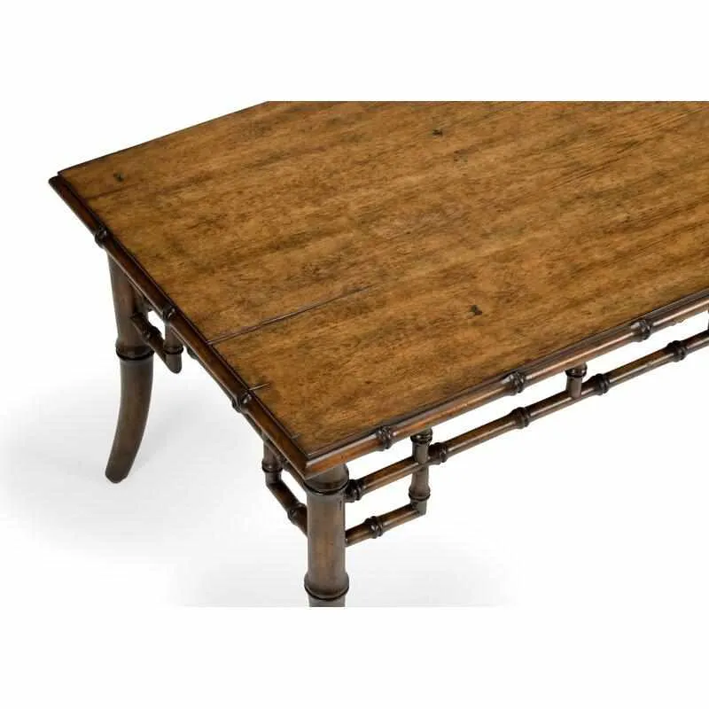 Sheraton-Style Faux Bamboo Coffee Table