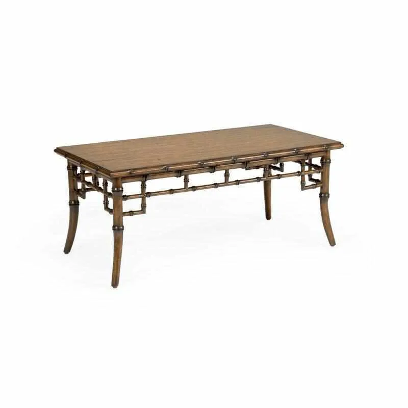 Sheraton-Style Faux Bamboo Coffee Table
