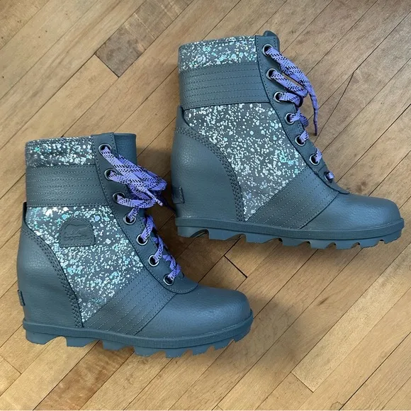 Sorel Youth Lexi Wedge Booties